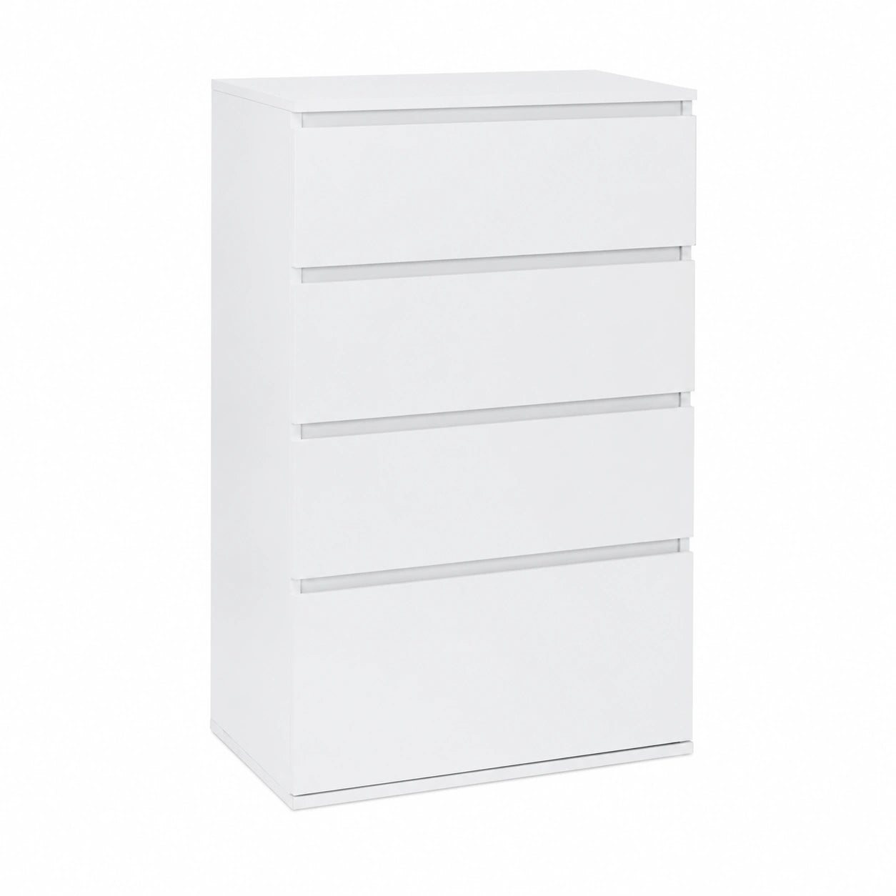 Cassettiera a 5 Cassetti in Legno Bianco 60 cm - Design Moderno