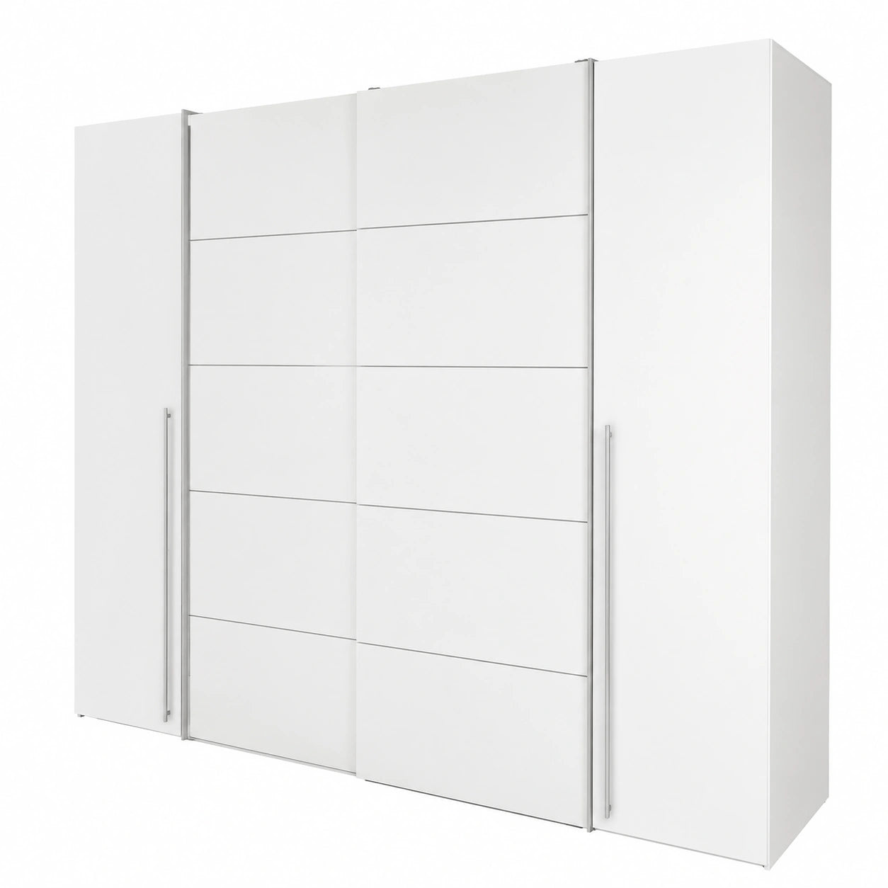 Armadio Moderno con Ante Scorrevoli e Ripiani, Disponibile in Vari Colori, Dimensioni 270,3x210x61,2 cm
